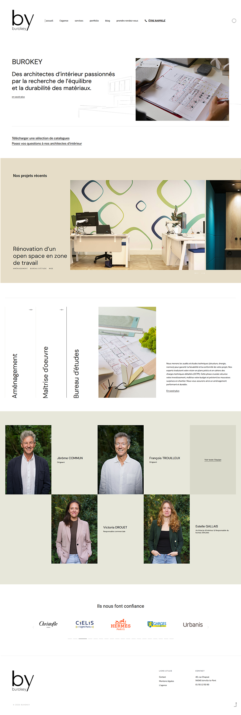 Interface Accueil Burokey